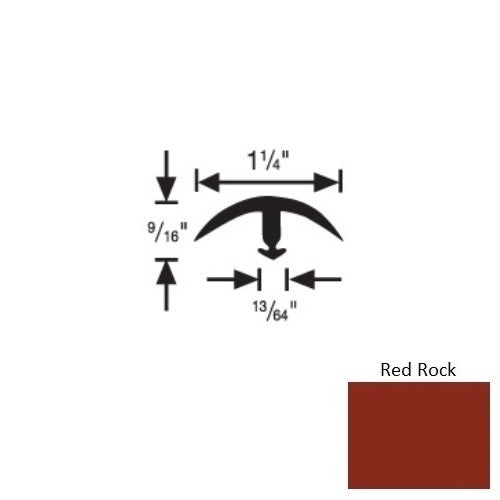 Flextones Red Rock Vinyl Snap Down Edging