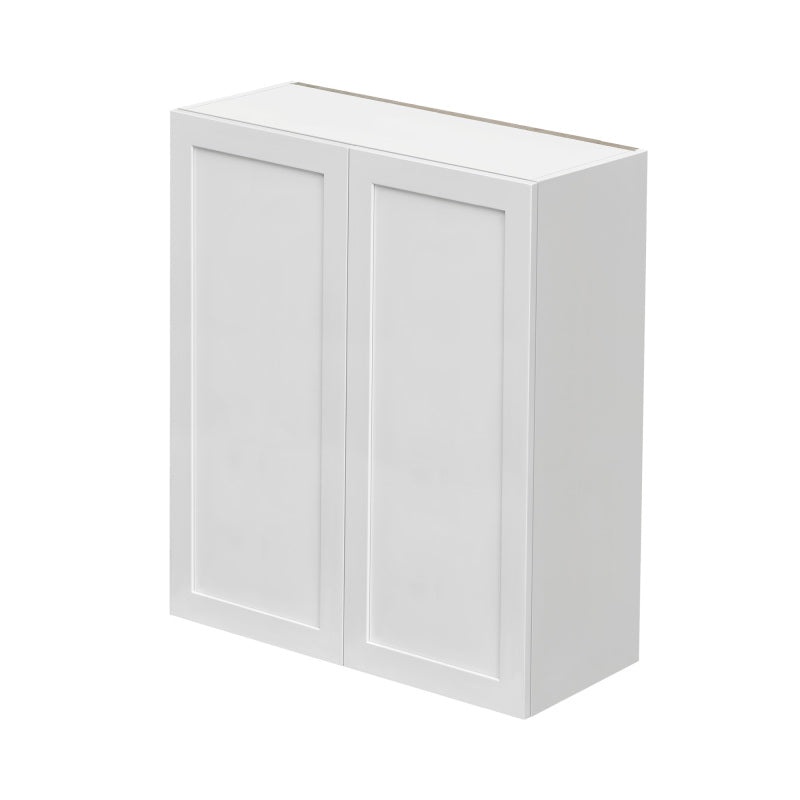 Mallorca White Shaker Wood Kitchen Wall Cabinet - 36" X 12" X 42" (Assembly Required) - White