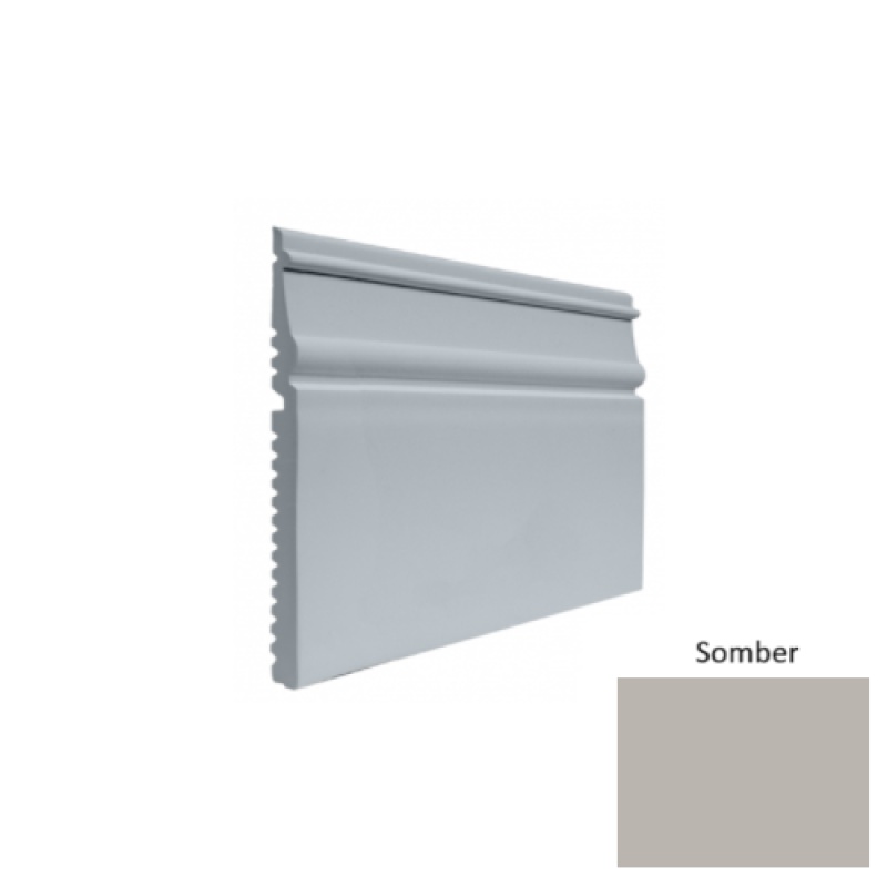 Contours #55 Nobility Somber Rubber Profiled Wall Base - Satin - 5 1/2" X 8 Ft
