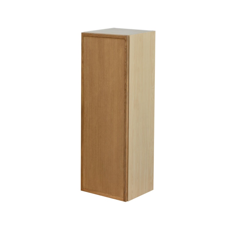 Shady Oak Slim Shaker Wood Kitchen Wall Cabinet - 12" X 12" X 42" (Assembly Required) - Oak