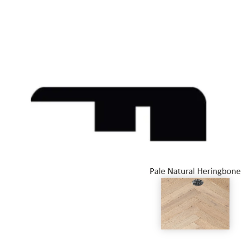 Italia Classics Herringbone Trieste Pale Natural End Molding