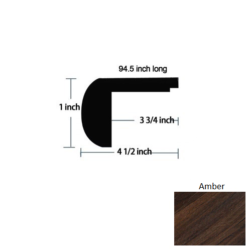 Paramount Amber Luxury Vinyl Flush Stair Nose