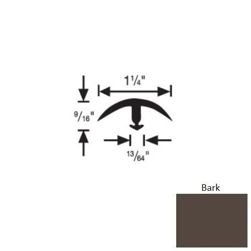Flextones Bark Vinyl 161 Snap Down Edging