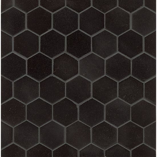 Absolute Black Granite Mosaic - Hexagon - Polished