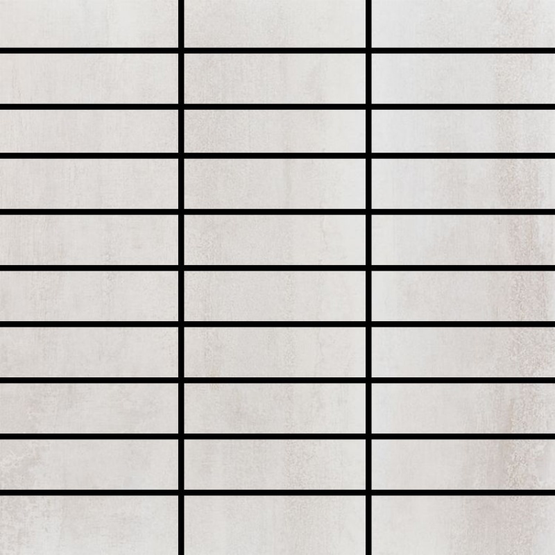 Contempo White Porcelain Mosaic - 1.25" X 4" - Natural