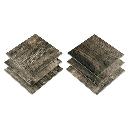 Sabina Timber Brown Porcelain Tile - Glossy - 9 7/8" X 9 7/8"
