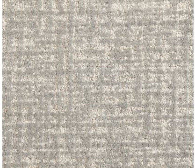 Clearance Sale! Grandeur Tweed Sterling Polysilk Blend Carpet - Textured