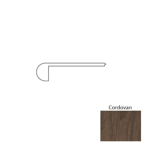 Pantheon HD+ Natural Bevel Cordovan Flush Stair Nose