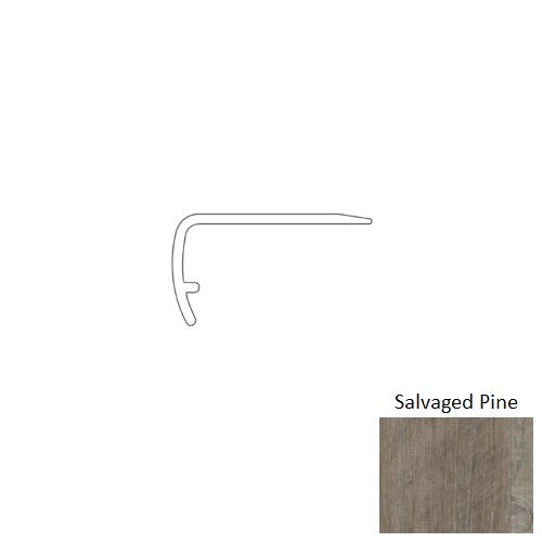Salvaged Pine Luxury Vinyl Overlap Stair Nose