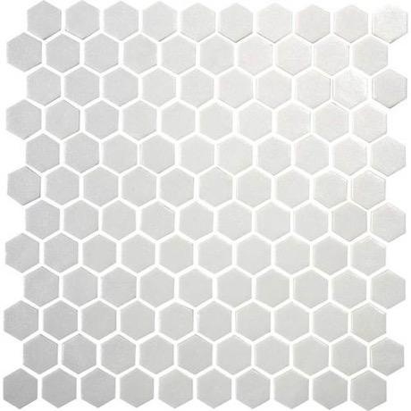 Uptown Glass Matte Alabaster Glass Mosaic - 1" Hexagon - Matte