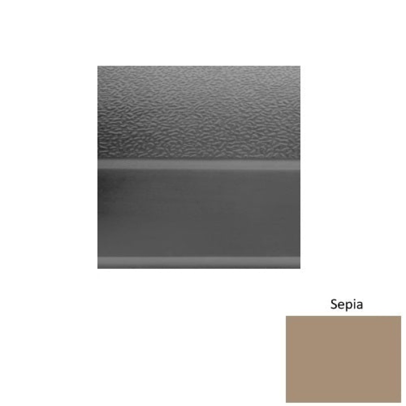 Solid 93 Sepia Rubber Stair Tread with DuPont Kevlar