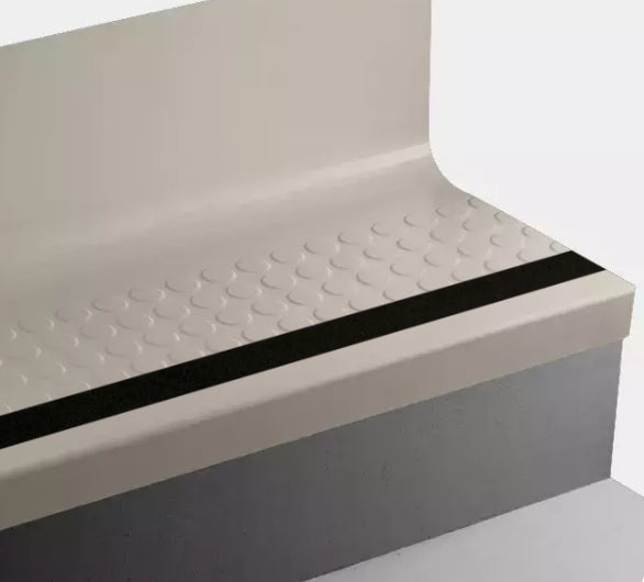 Johnsonite Clay Raised Round Rubber Moulding / Trim
