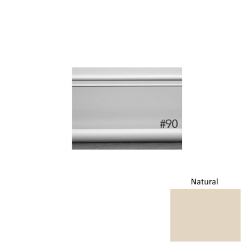 Pinnacle Plus #90 Intrigue Natural Rubber Coil Wall Base - 4" X 60 Ft