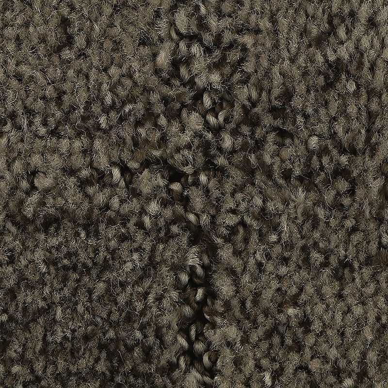 Elaborate Appeal Nutmeg Polyester Carpet - Pattern