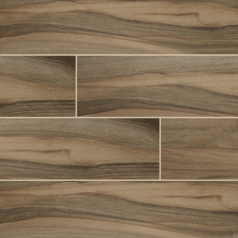Aspenwood Cafe Porcelain Tile - Matte - 9" X 48"