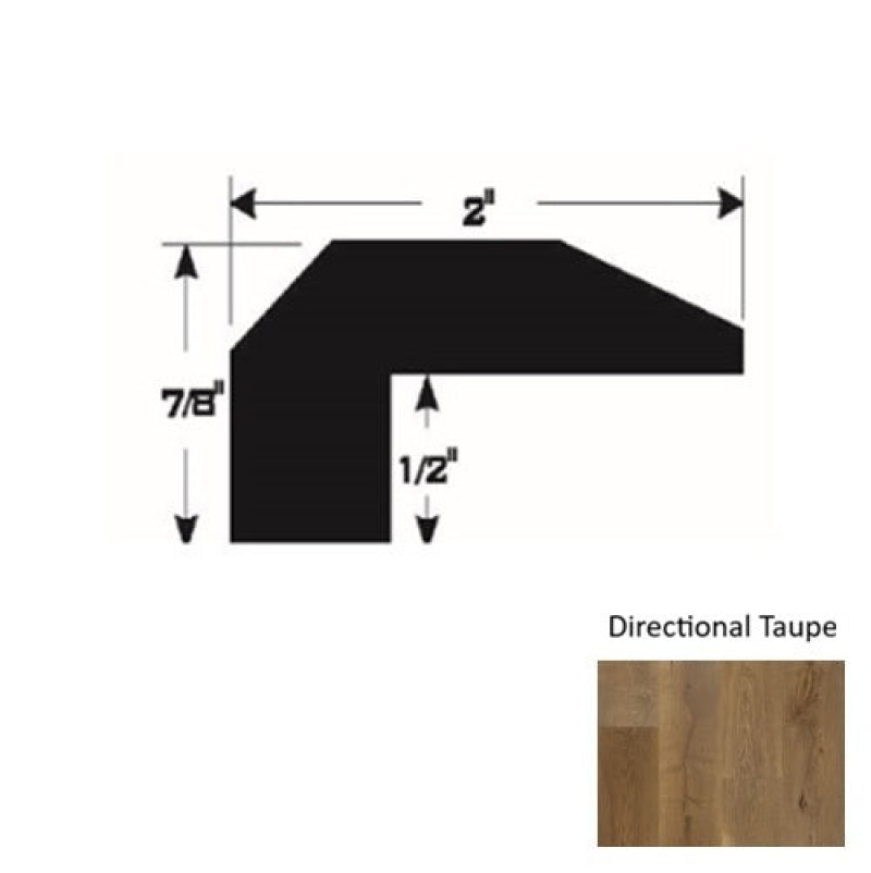 TimberBrushed Platinum Directional Taupe Threshold