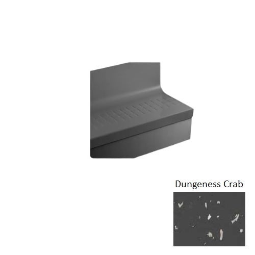 Johnsonite Dungeness Crab Raised Square Rubber Stair Tread