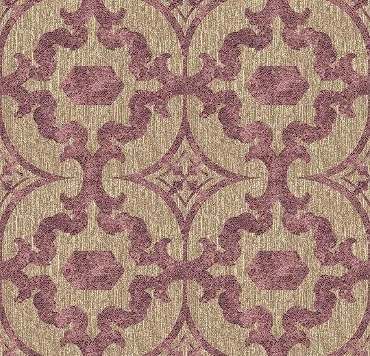 Flotex Harmony Tango Caramel Cabernet Nylon Carpet Tile - Flocked - 39.37" X 39.37"
