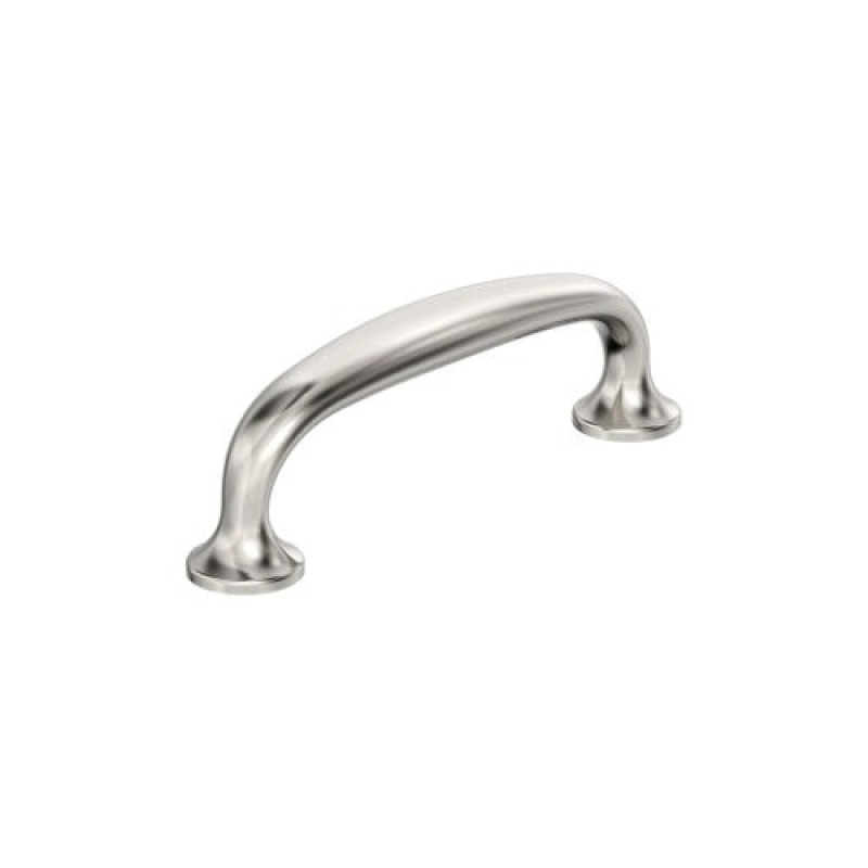 Renown Zinc Bar Cabinet Pull - Polished Nickel