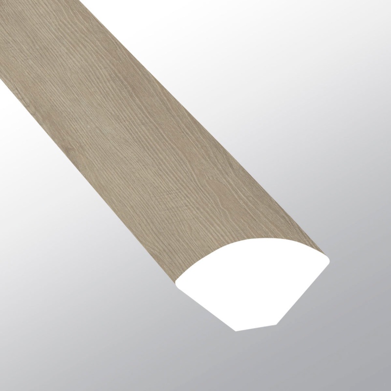 Laurel Reserve Saddle Wood Luxury Vinyl Moulding / Trim - 0.64" X 94" Quarter Round - Low Gloss