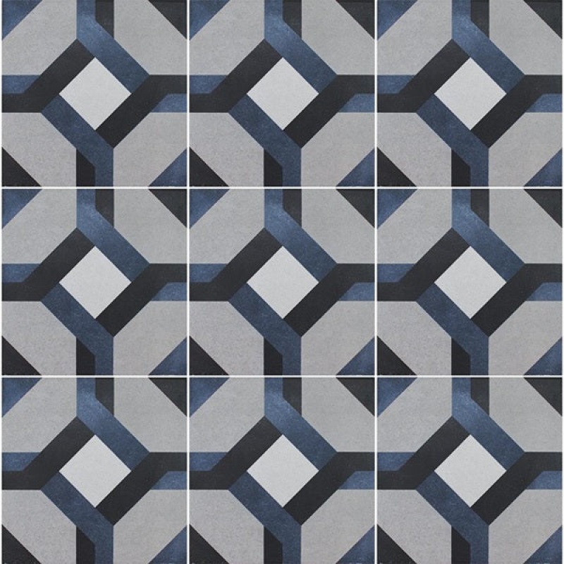Aquatica Fleur Laure Porcelain Tile - Semi Gloss - 6" X 6"