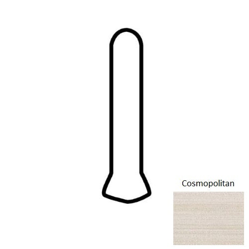 Lounge14 Cosmopolitan Porcelain Floor & Wall Trim - 1" X 6" Cove Base Out Angle - Matte