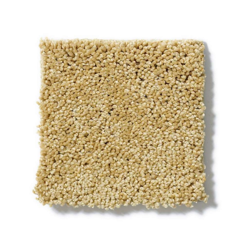 Enduring Comfort Ii Festival Gold Nylon Carpet - Textured