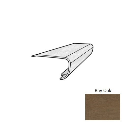 Coretec Plus Enhanced 7 Inch Bay Oak Overlap Stair Nose