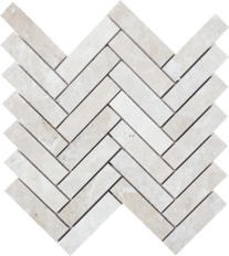 Pietra Antica Antique Stones Chateaux Natural Stone Mosaic - Herringbone - Brushed