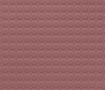 Johnsonite Flame Raised Round Solid Color Rubber Tile - Textured
