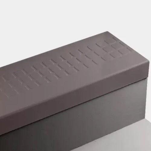 Johnsonite Burgundy Raised Square Rubber Stair Tread – 12 1/4" x 72"