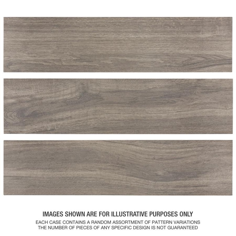 Amazon Brown Porcelain Tile - Matte - 8 1/2" X 35 1/2"