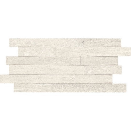 Ambassador Wanderlust White Porcelain Mosaic - Linear - Matte