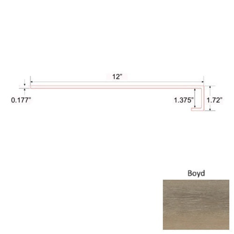 Jasper Boyd 47" Square Stair Tread