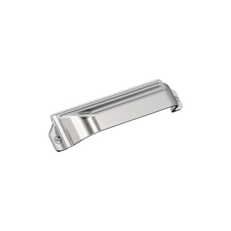 Haven Zinc Cabinet Cup Pull - Polished Chrome - 3" (76 Mm) & 3 3/4" (96 Mm) Center To Center