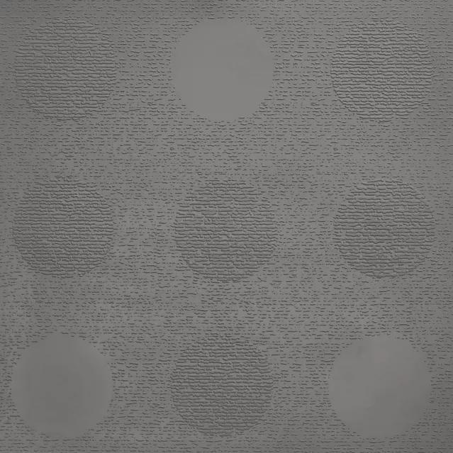 Johnsonite Grey Tic Tac Toe Circulinity Rubber Tile - Textured - 24" X 24"
