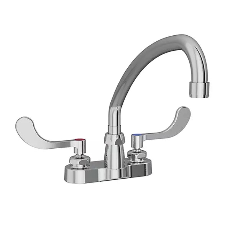 Chrome Plated Brass Deck Mount Kitchen Faucet