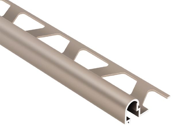 Rondec DB Satin Copper Anodized Aluminum Tile Edging Trim, 17/32" x 98 1/2"