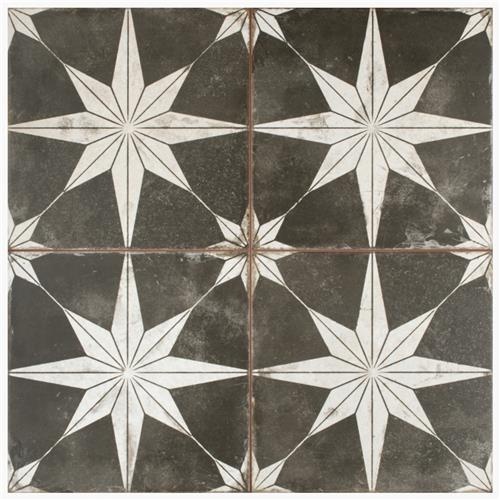 Kings Star Night Ceramic Tile - Matte - 17 5/8" X 17 5/8"