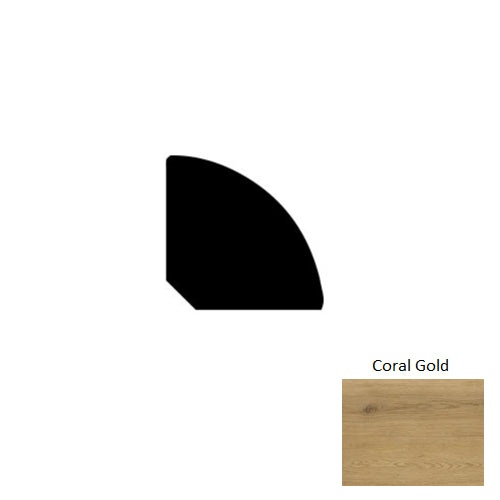 White River Coral Gold 94" Quarter Round Trim