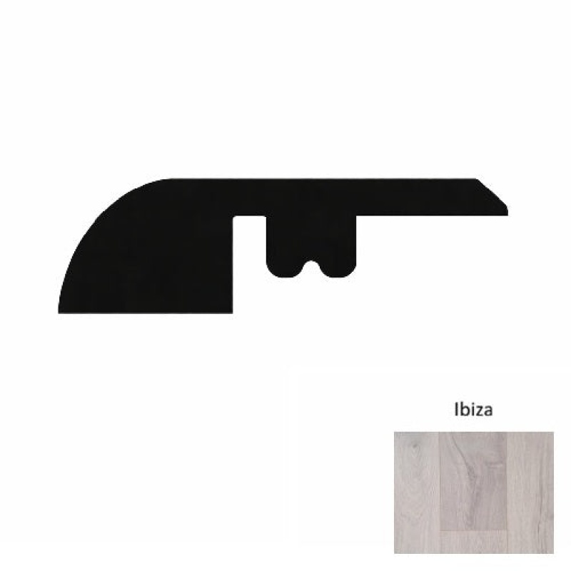 Paradise Ibiza Laminate Wood Moulding / Trim - 94" Reducer - Wire Brushed