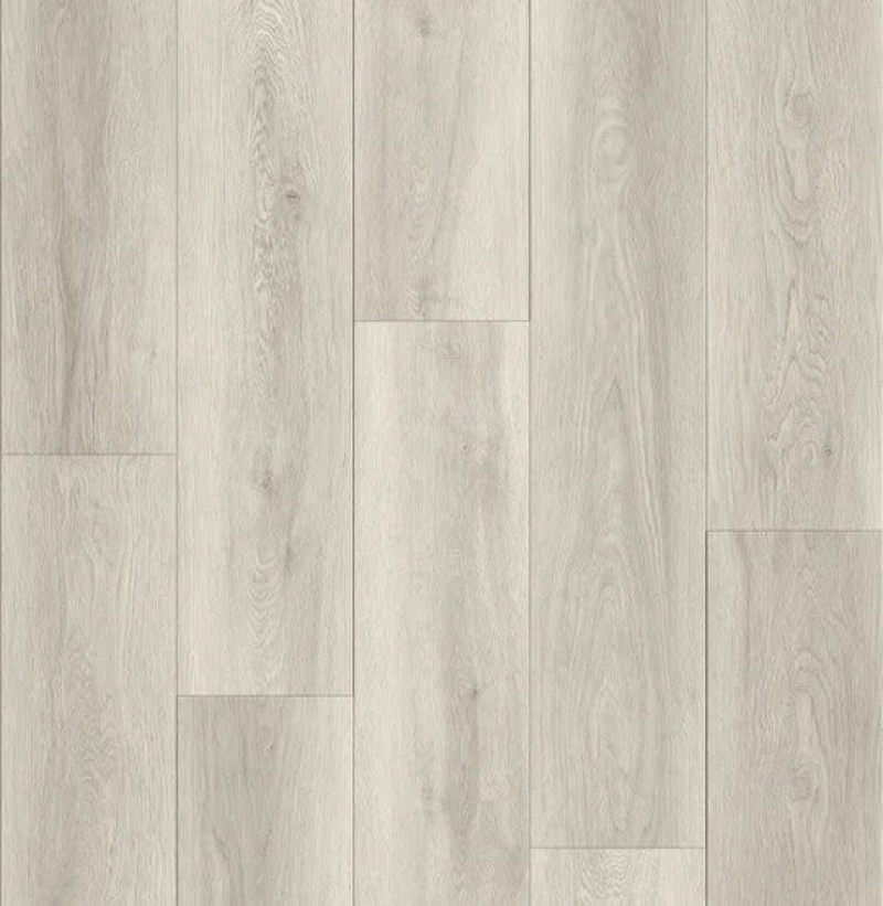 Natural Beauty Basics Alpine Fog WPC Luxury Vinyl Plank Flooring, Urethane, 7" x 60"