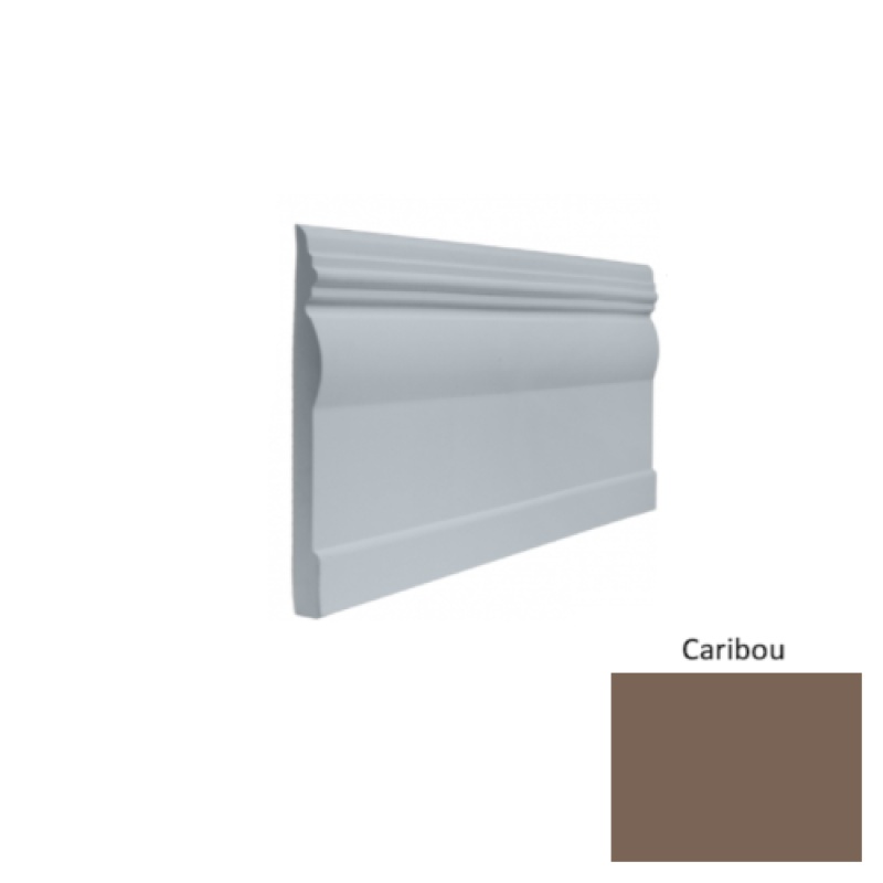 Contours #45 Novel Caribou Rubber Profiled Wall Base - Satin