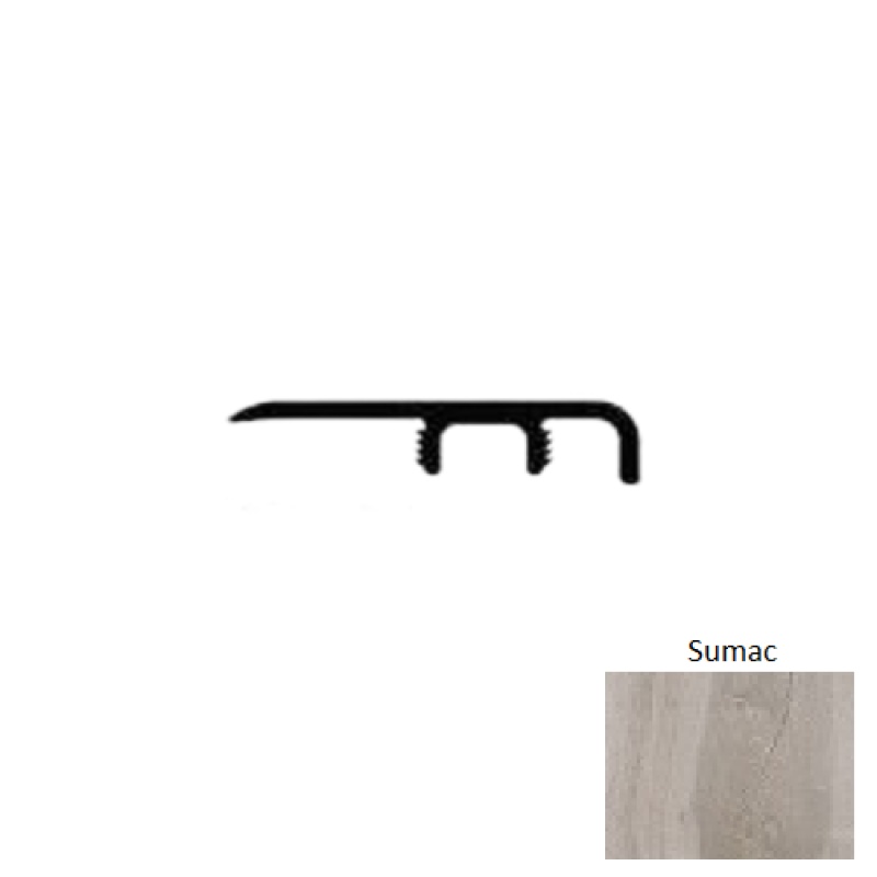 Lamdura Inspirations Sumac Laminate Wood Moulding / Trim - 94" End Cap - Embossed