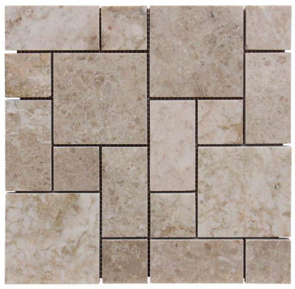 Cappuccino Marble Mosaic - Mini Pattern - Polished