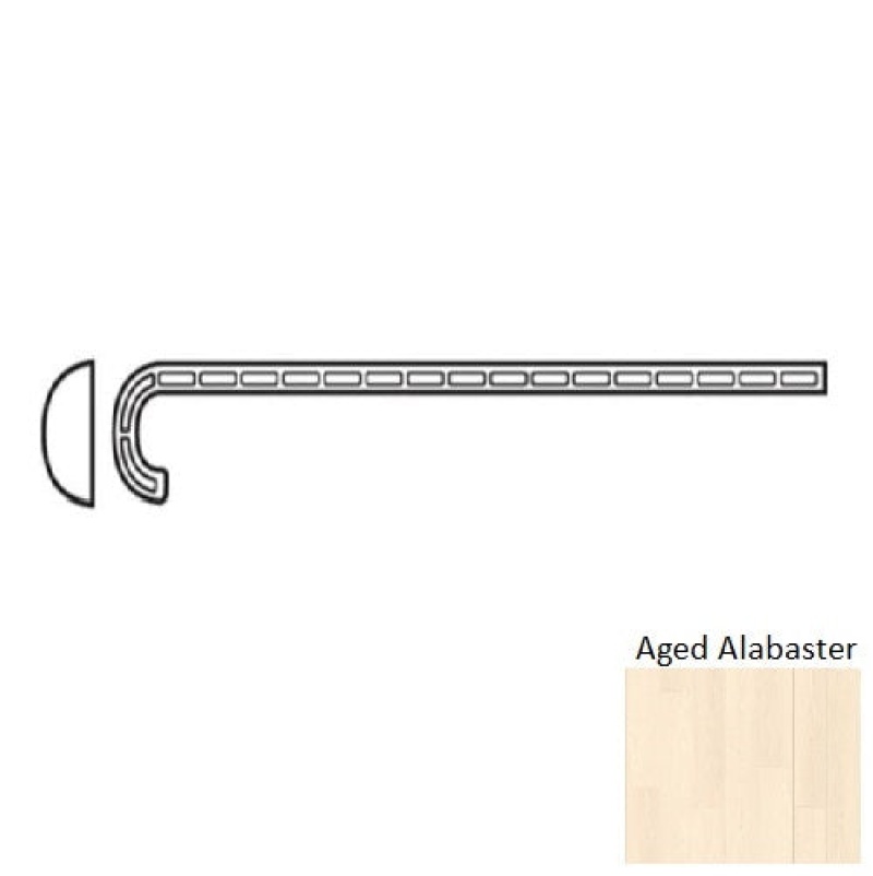 Saybrook Aged Alabaster Luxury Vinyl Stair Tread