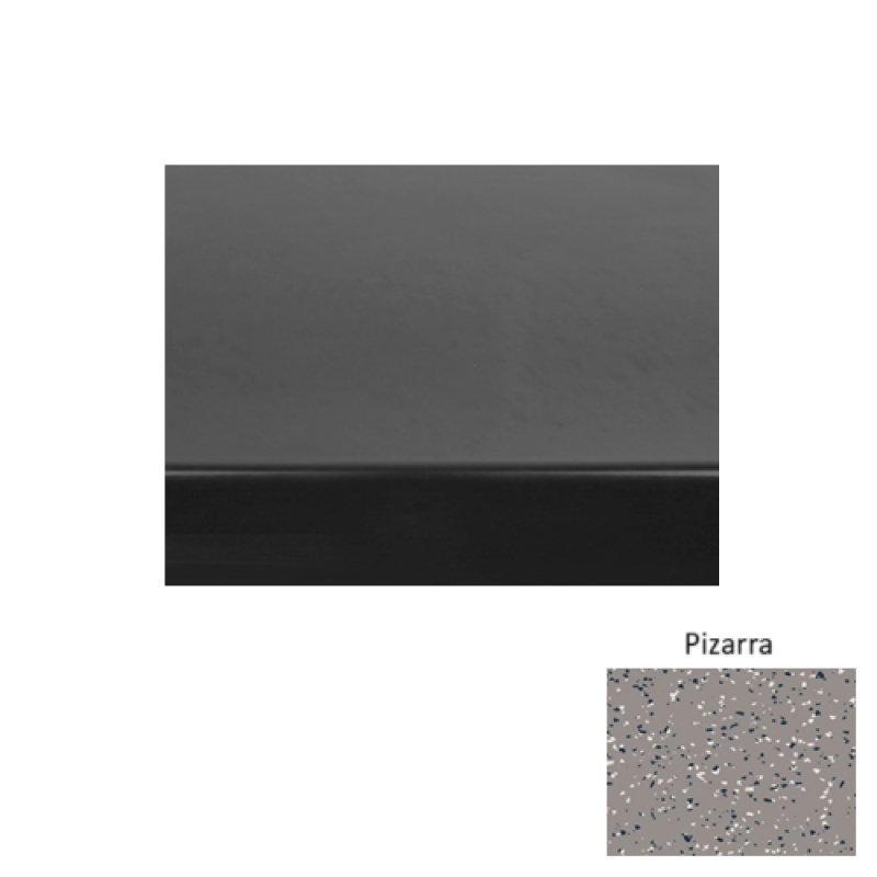 Fiesta 61 Pizarra Heavy Duty Rubber Stair Tread - Smooth