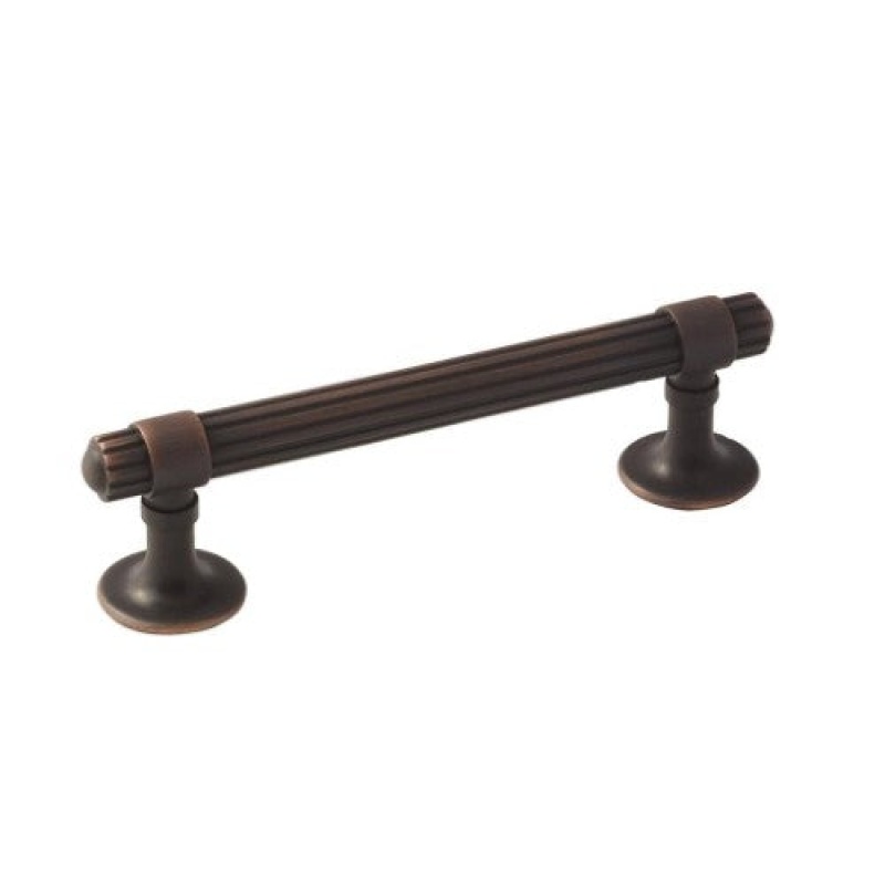 Sea Grass Zinc Bar Cabinet Pull - Oil-Rubbed Bronze