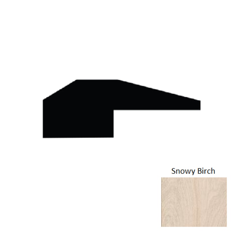 Sendera Birch Snowy Birch Hardwood Moulding / Trim - 2" x 84" Baby Threshold - Prefinished