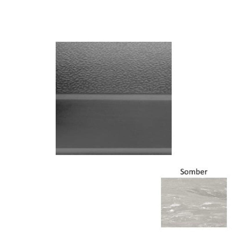 Marbleized 93 Somber Rubber (Sq) Stair Tread - Textured